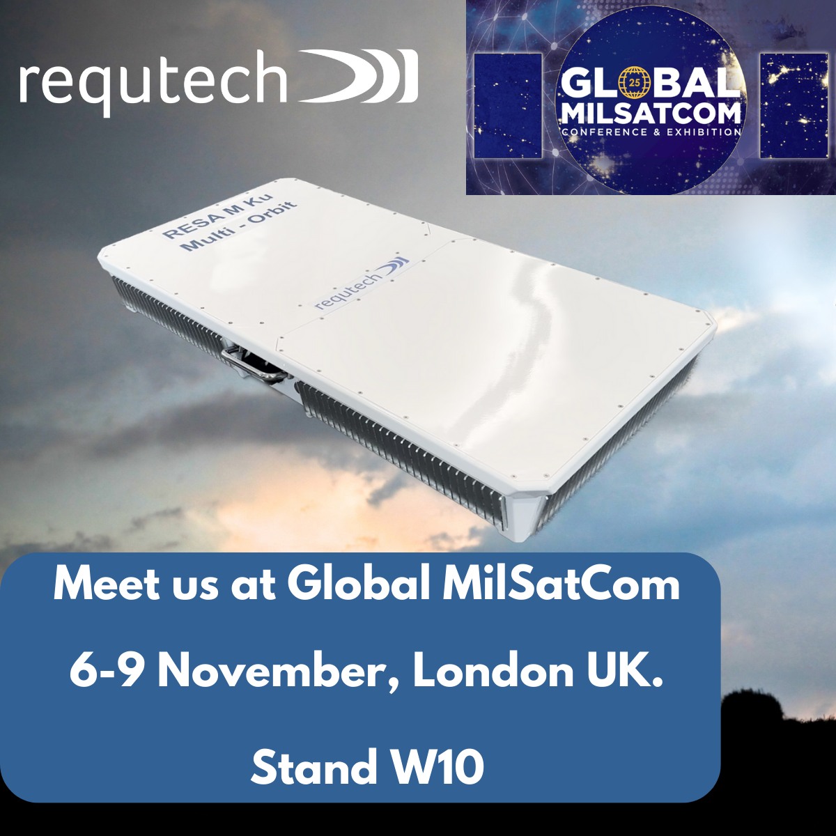 Meet ReQuTech at Global MilSatCom 2023 | Requtech