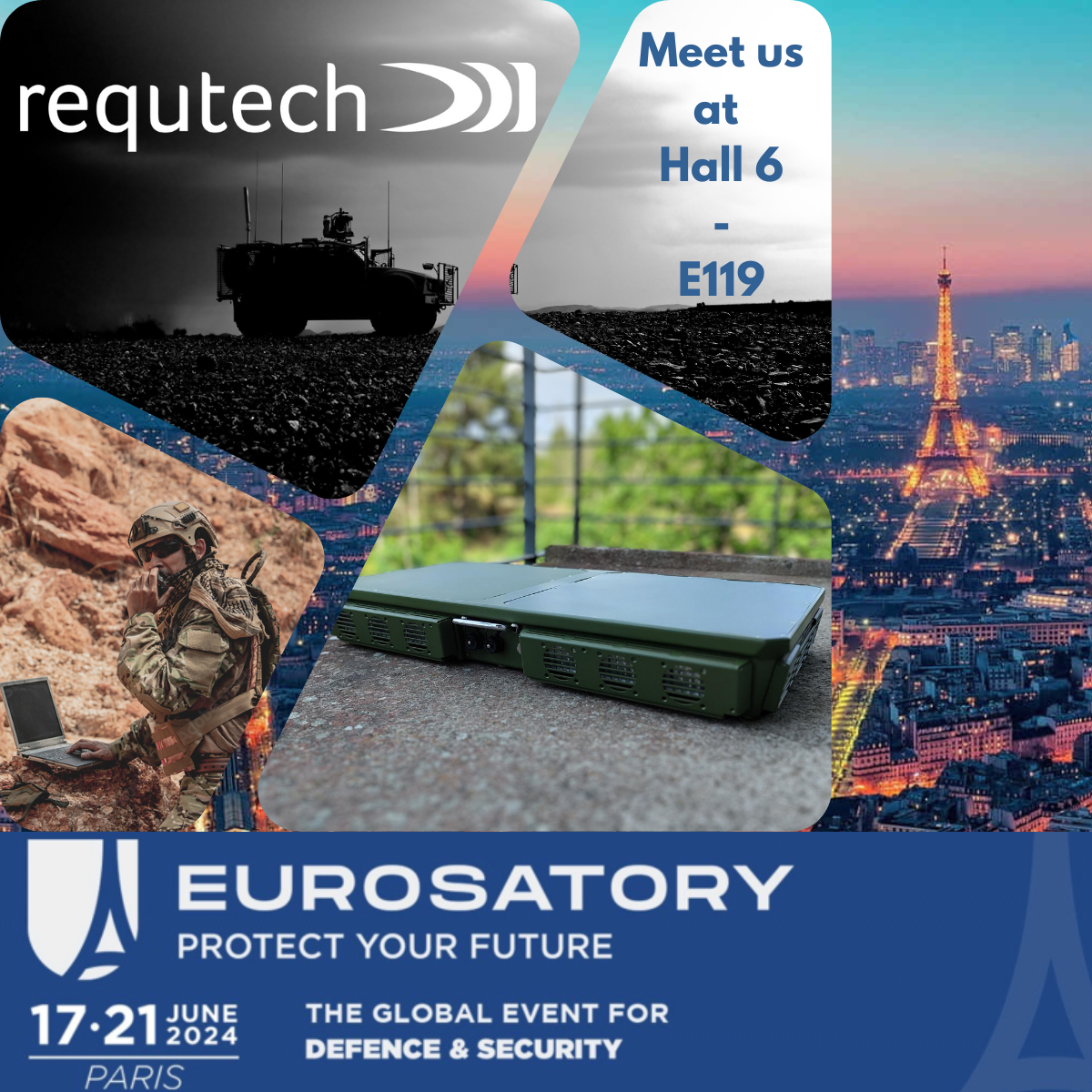 Meet Requtech at Eurosatory 2024 in Paris, France | Requtech